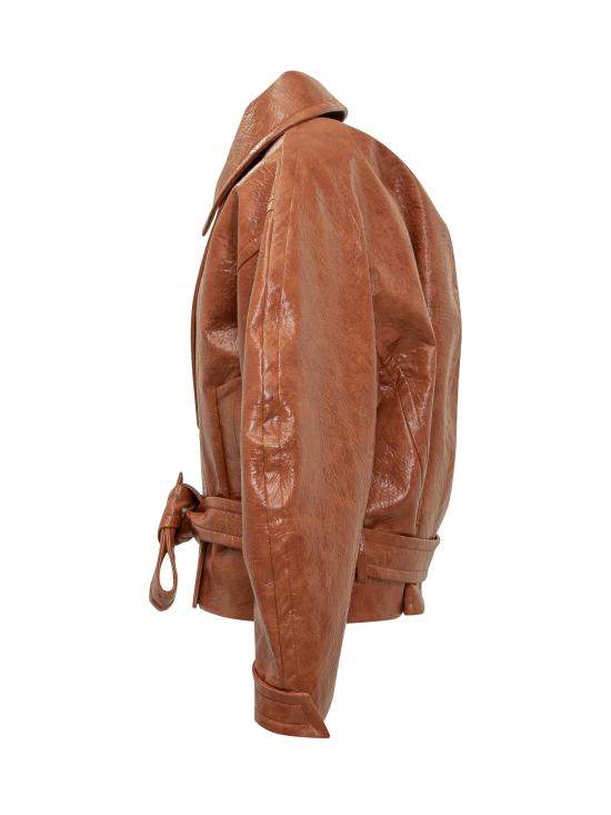 25FW 안다마네 가죽 자켓 T182038ATNV128 630 CUOIO - ANDAMANE