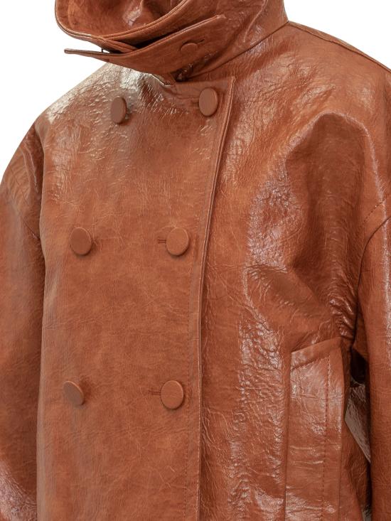 25FW 안다마네 가죽 자켓 T182038ATNV128 630 CUOIO - ANDAMANE