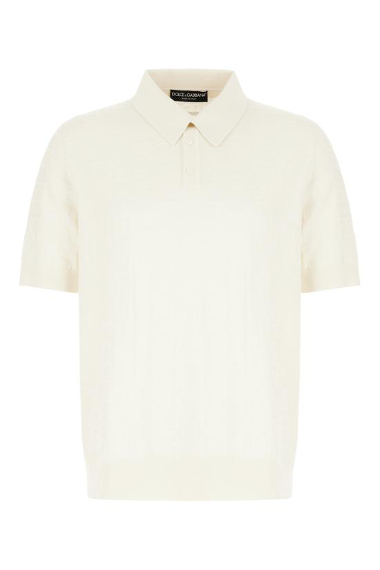 25FW 돌체앤가바나 폴로 티셔츠 GXZ15TJBSKE W0001 BIANCO NATURALE