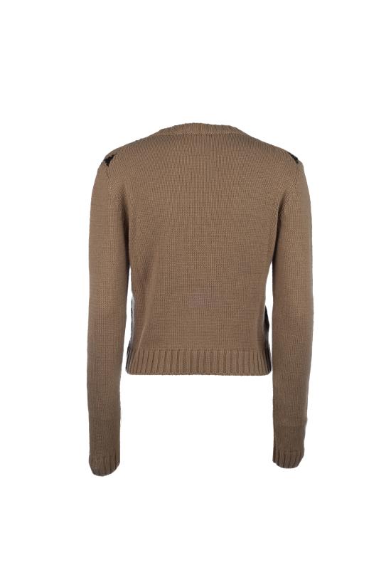 25FW 프라다 스웨터 P24S2V172D F0040 Cammello - PRADA