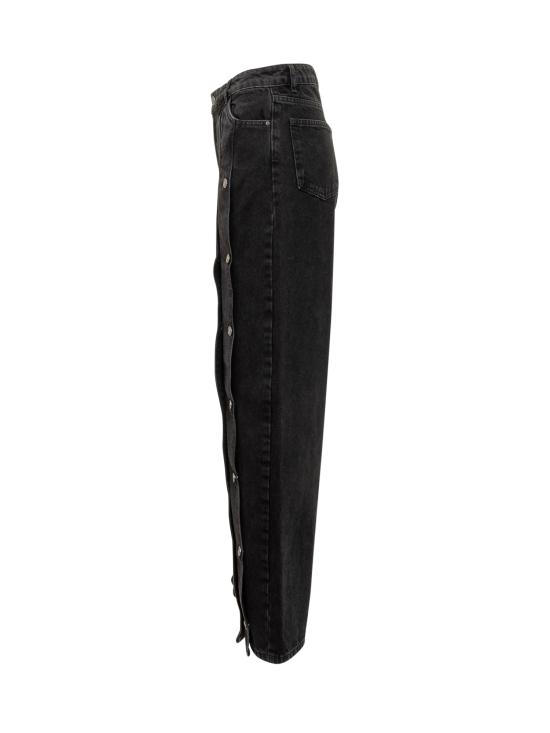 25FW 로테이트 데님 팬츠 114587D04 D04 BLACK DENIM - ROTATE