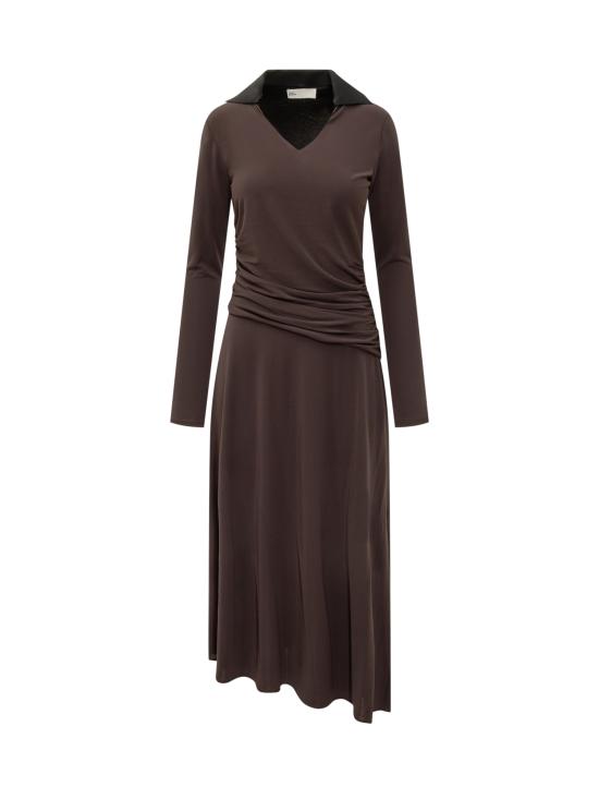 25FW 토리버치 롱 원피스 176360 258 DARK MOCHA