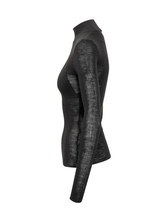 25FW 베르사체 터틀넥 10216761A15984 1B000 BLACK - VERSACE