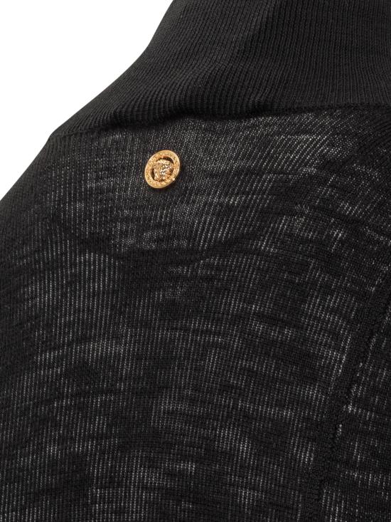 25FW 베르사체 터틀넥 10216761A15984 1B000 BLACK - VERSACE