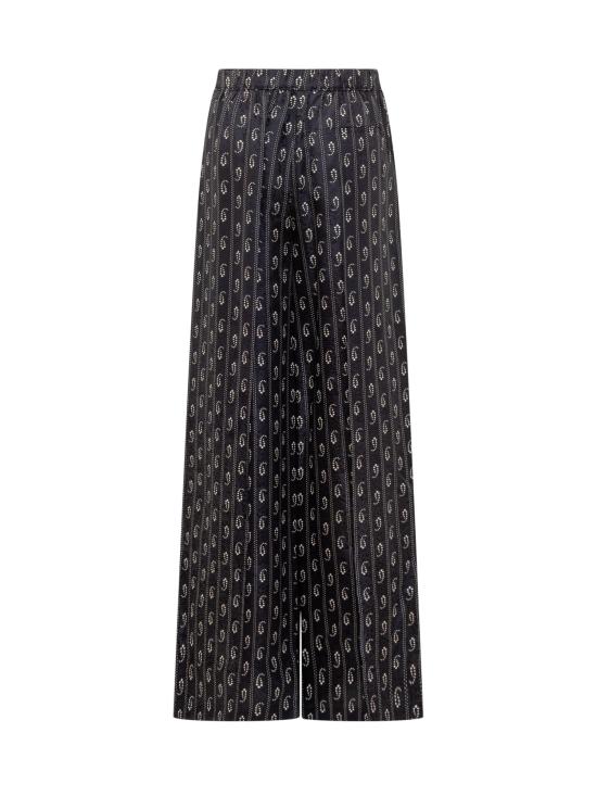 25FW 토리버치 스트레이트 팬츠 176383 476 NAVY PAISLEY - TORY BURCH