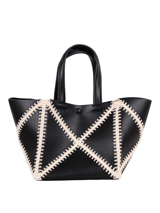 25FW 나누슈카 토트백 NW23CRBG02599BLACKCREAM Black