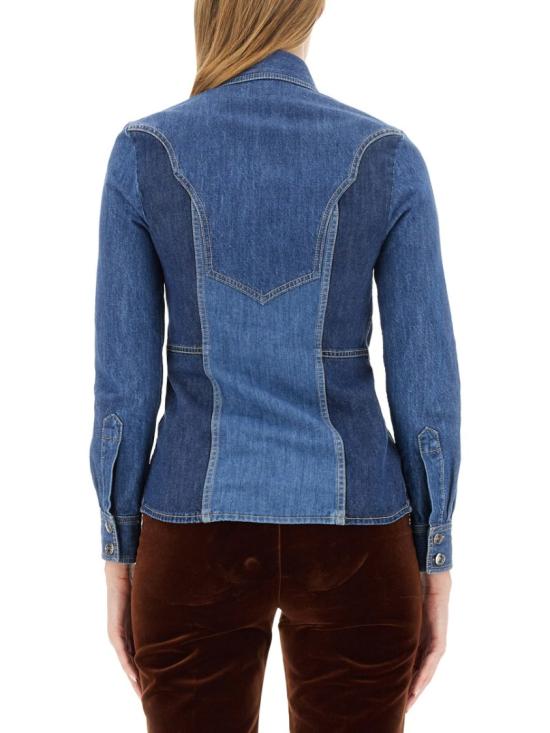  에트로 데님 셔츠 11831 95710200 Blue - ETRO