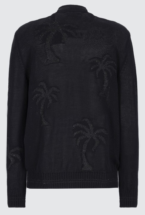 25SS 라니우스 집업 니트 S5LAMAKJ065 110 BLACK - LANEUS