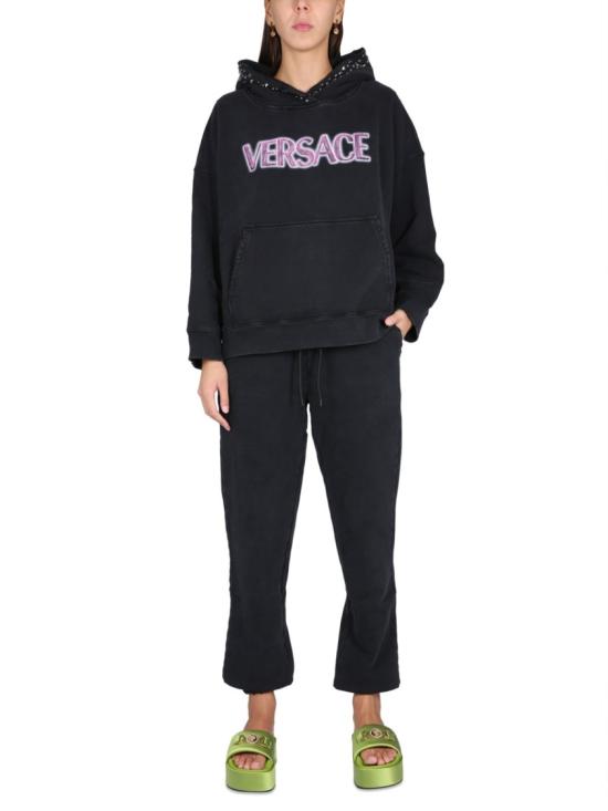  베르사체 트레이닝/조거 팬츠 1008001 1A065332B020 Black - VERSACE