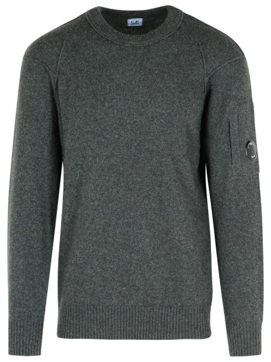 25FW 씨피 컴퍼니 램스울 GRS 크루넥 렌즈 스웨터 19CMKN707A 110149A 978 Grey