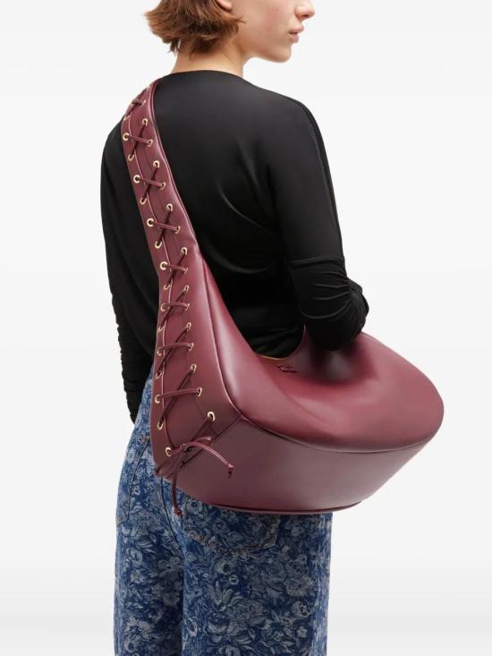 25FW 가니 숄더백 A7262436 BURGUNDY - GANNI