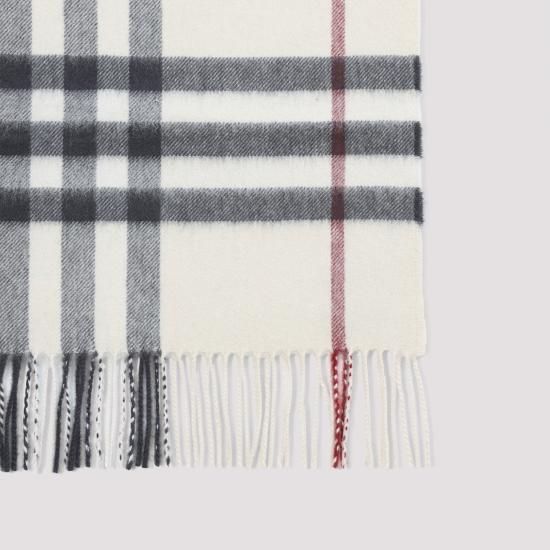 25SS 버버리 체크 캐시미어 스카프 8077884A1450 STONE - BURBERRY