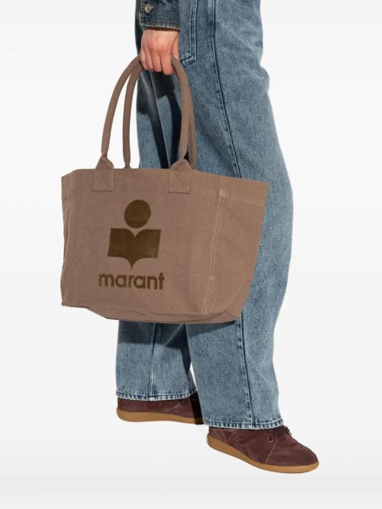 25FW 이자벨마랑 YENKY 옌키 로고 토트백 PM0062FAA1X18M67KI KHAKI - ISABEL MARANT
