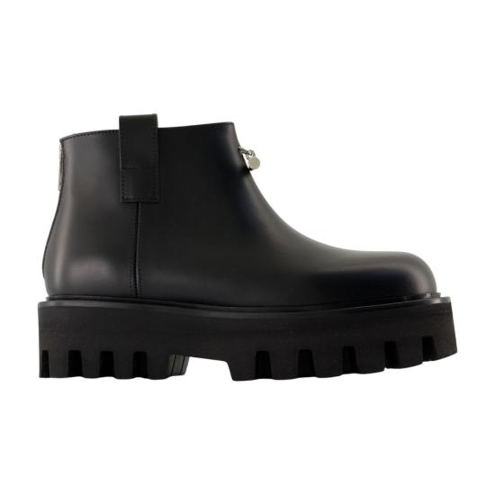 25FW 알렉산더 맥퀸 부츠 826489WIAER1064 BLACK