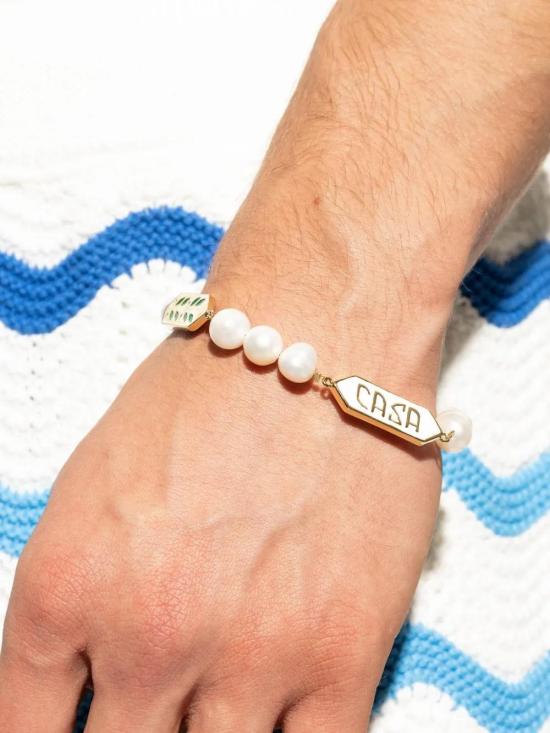 25FW 카사블랑카 브레이슬릿 APF25JW09101 GOLD - CASABLANCA