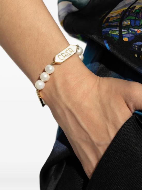 25FW 카사블랑카 브레이슬릿 APF25JW09101 GOLD - CASABLANCA