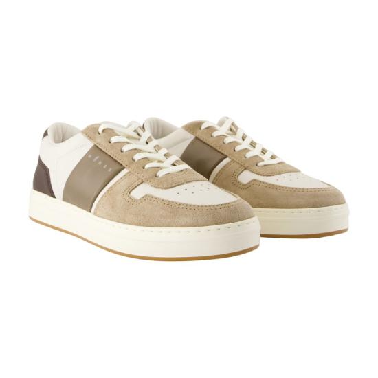 25FW 호간 스니커즈 HXM6680FL30UHC0BAX YOGURTBISCOTTOCOCONUTTREKKING - HOGAN