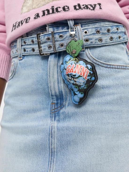 25FW 가니 키링 A6808695 SILVERLAKEBLUE - GANNI