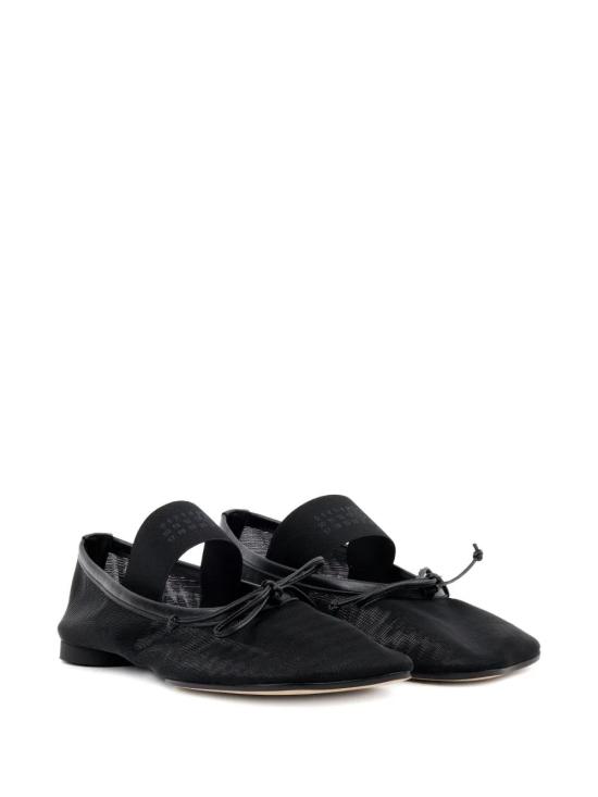 25FW MM6 메종마르지엘라 플랫 슈즈 S59WZ0101P7138T8013 BLACK - MM6 MAISON MARGIELA