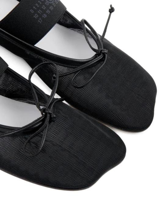 25FW MM6 메종마르지엘라 플랫 슈즈 S59WZ0101P7138T8013 BLACK - MM6 MAISON MARGIELA