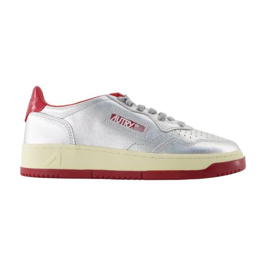 25FW 오트리 메달리스트 로우 스니커즈 AULWPA03 SILVER