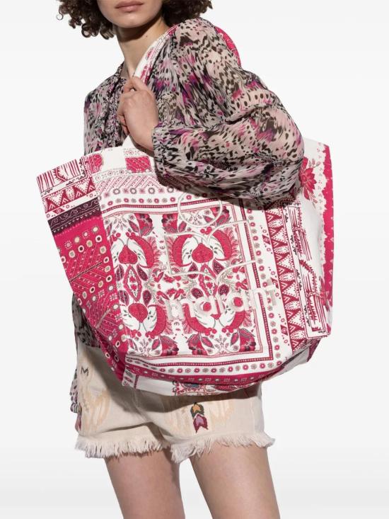 25SS 이자벨마랑 토트백 PM0001FAC1X11M70RD RED - ISABEL MARANT