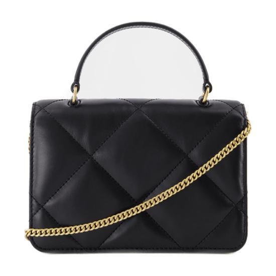 25SS 토리버치 키라 다이아몬드 퀼트 체인 숄더백 158326001 BLACK - TORY BURCH