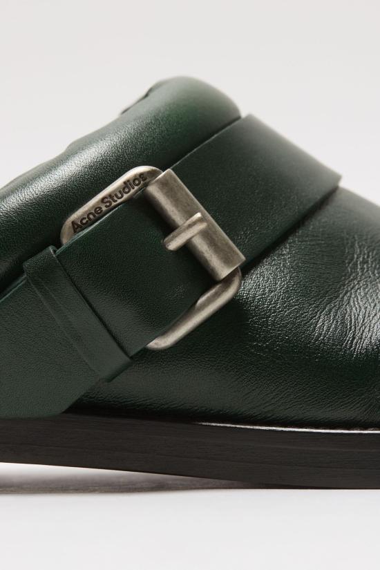 25SS 아크네 스튜디오 뮬/슬리퍼 AD0801AB7 GREEN - ACNE STUDIOS