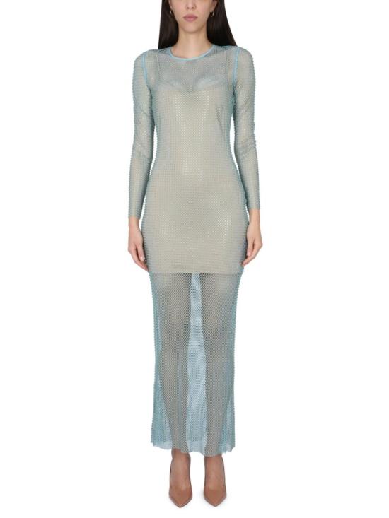  셀프 포트레이트 롱 원피스 SS23 150X GREEN Green