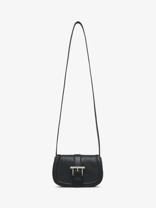 25SS 알렉산더 맥퀸 미니 T 바 사첼 크로스백 8271131MAAD1000 BLACK - ALEXANDER MCQUEEN