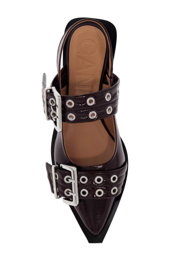 25SS 가니 샌들 S3086436 BURGUNDY - GANNI