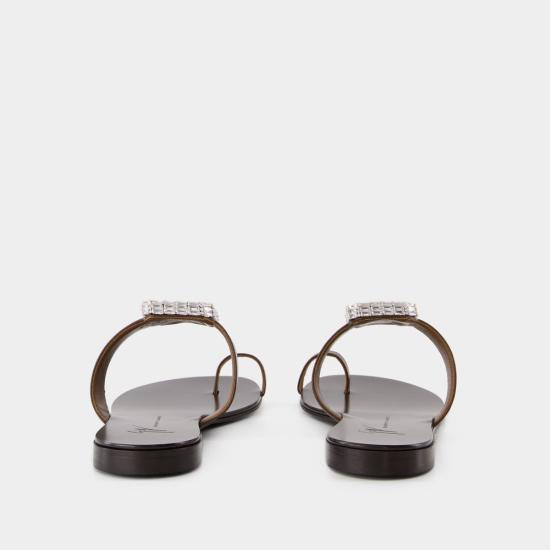 25SS 쥬세페자노티 뮬/슬리퍼 E500021002 BROWN - GIUSEPPE ZANOTTI