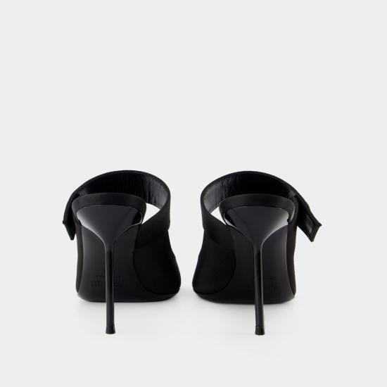 25SS 파리텍사스 뮬/슬리퍼 PX1576XTSAT BLACK - PARIS TEXAS