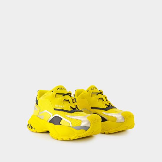 25SS 베르사체 뮬/슬리퍼 10163061A140226Y43V YELLOW - VERSACE