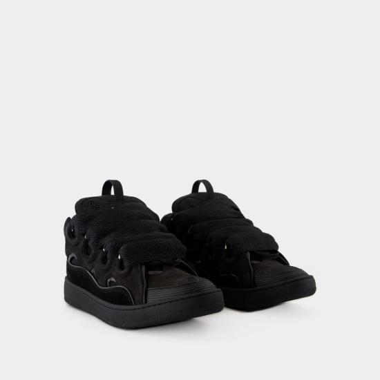  랑방 스니커즈 FUSKDK12DRAGP251010 BLACK - LANVIN