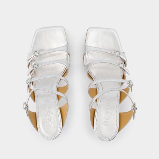 25SS 에이드 뮬/슬리퍼 A11HSARCS55TB151SS25920051920 SILVER - AEYDE