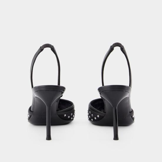  파리텍사스 뮬/슬리퍼 PX1428XTMSC BLACK - PARIS TEXAS