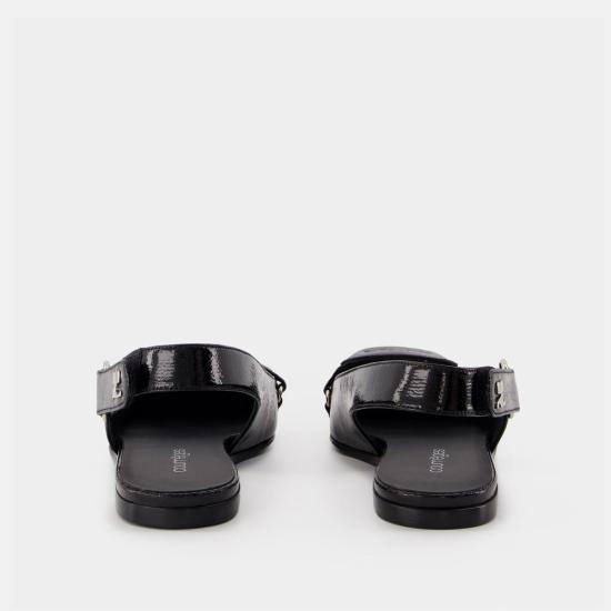 25SS 쿠레쥬 뮬/슬리퍼 125SCS111VY00039999 BLACK - COURREGES