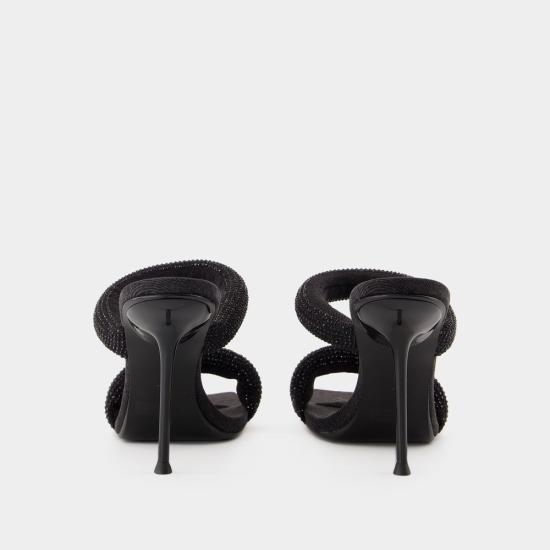 25SS 알렉산더 왕 뮬/슬리퍼 30125S004011 BLACK - ALEXANDER WANG