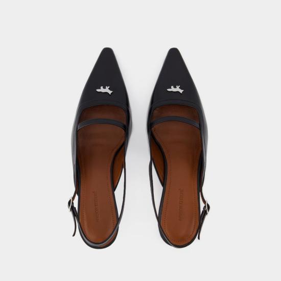  메종키츠네 뮬/슬리퍼 NW04305LR0006P199 BLACK - MAISON KITSUNE