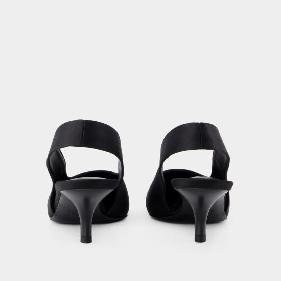 25SS 토템 뮬/슬리퍼 251WAS0205FB0401001 BLACK - TOTEME