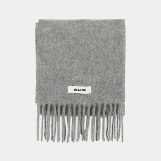 25SS 자크뮈스 머플러/스카프 236AC6885087950 GREY - JACQUEMUS