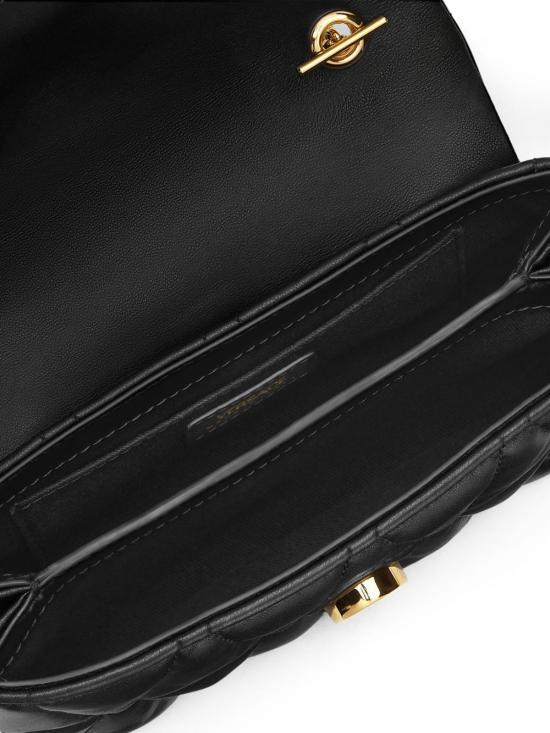 25SS 베르사체 클레이오 퀼티드 나파 미니백 10177401A129751B00V BLACK - VERSACE