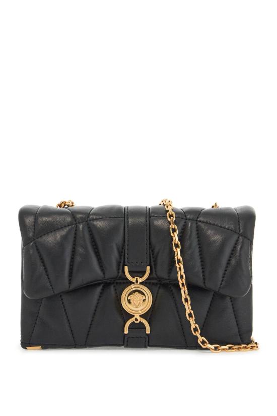 25SS 베르사체 클레이오 퀼티드 나파 미니백 10177401A129751B00V BLACK - VERSACE