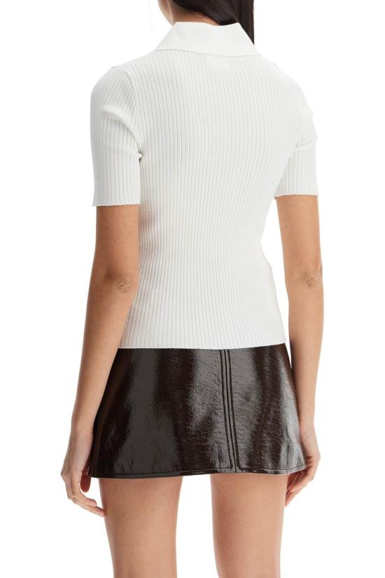  쿠레쥬 반팔 티셔츠 VESMPO029FI0001 WHITE - COURREGES