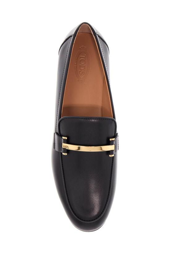 25SS 토즈 카프스킨 레더 로퍼 XXW79A0JE50SMXB999 BLACK - TODS