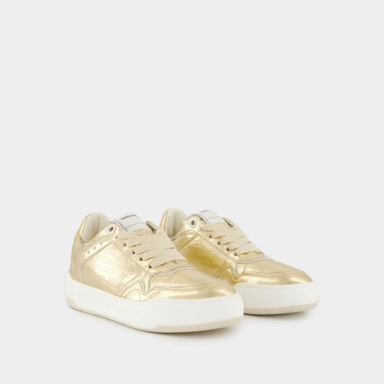 25SS 자딕앤볼테르 뮬/슬리퍼 SWSN01582700 GOLD - ZADIG & VOLTAIRE