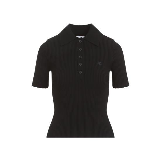  쿠레쥬 반팔 티셔츠 VESMPO029FI00019999 BLACK