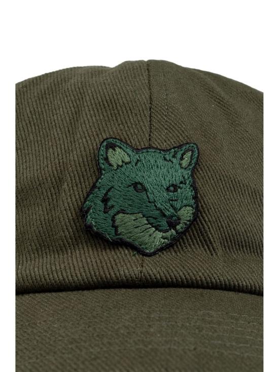 메종키츠네 볼드 폭스 헤드 6P 캡 MM06104WW0096P391 GREEN - MAISON KITSUNE