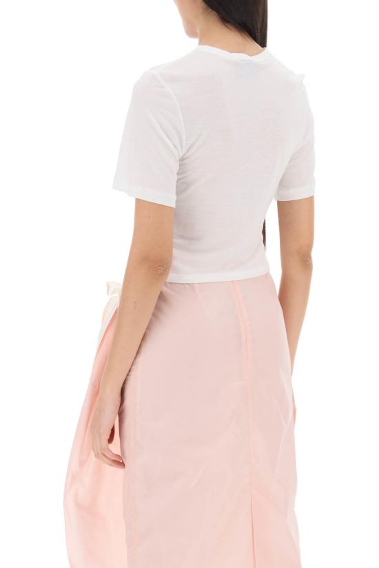 24FW 시몬로샤 반팔 티셔츠 52230571IVORY WHITE - SIMONE ROCHA